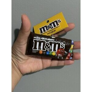 Ruz Package of M&Ms Candy Plastic Christmas Ornament